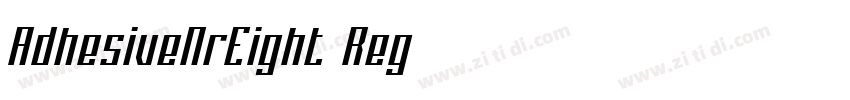 AdhesiveNrEight Reg字体转换